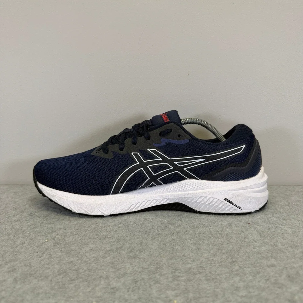 Asics GT-1000 11 Mens Shoes Size 8 Extra Wide Navy Blue Running Sneaker 1011B356